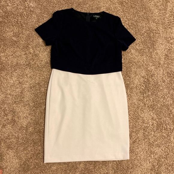 Ralph Lauren 2Tone Sheath Dress - Picture 4 of 7